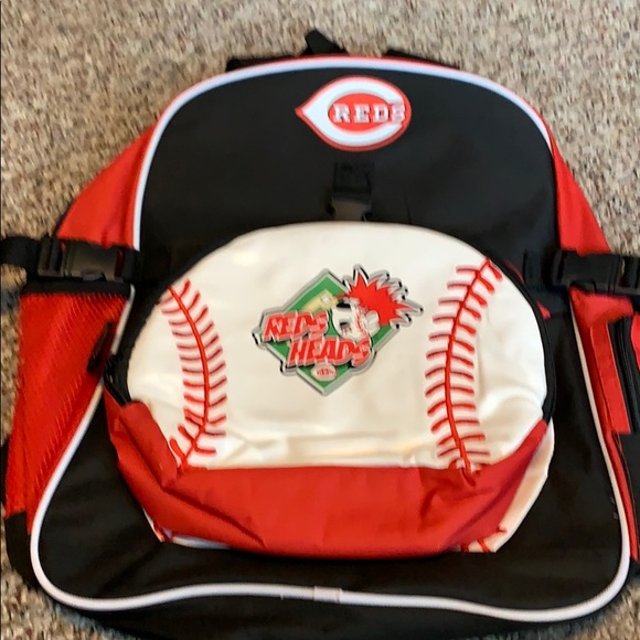 New Cincinnati Reds Backpack & Lunchbox Reds Heads - Picture 7 of 7